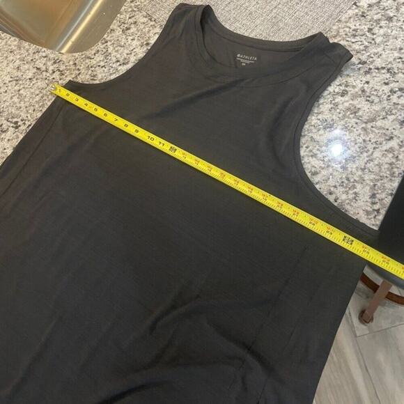 ATHLETA MIDI TANK DRESS UPF 50 POCKETS BLACK SZ XXL TENNIS/PICKLEBALL NORMCORE - Picture 5 of 16